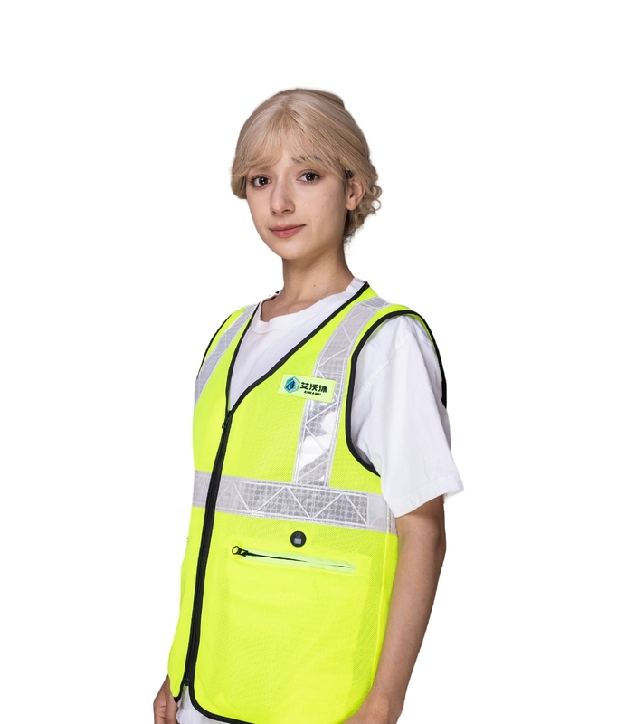 Knitted Weaving Method Wear-Resistant Mesh Outdoor Duty Ice Water Cycle Cooling Vest